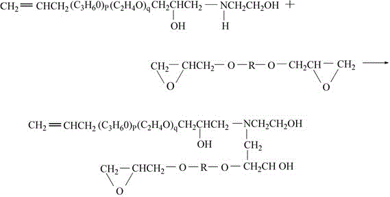 A self-emulsifying epoxy resin sizing agent with a macromolecular emulsifier for carbon fibers