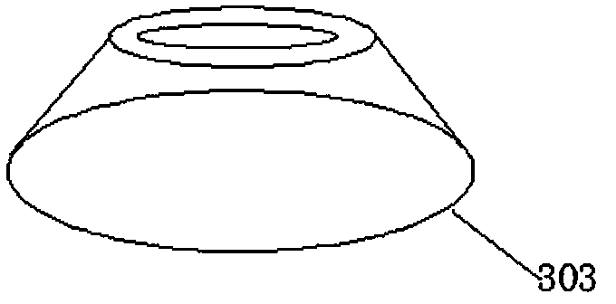 Dripping-proof low-bubble linkage-type filling structure