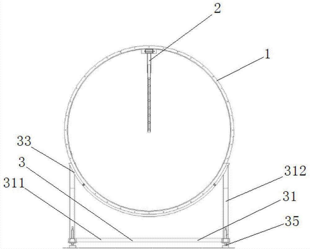 Device for measuring sound mode of engine pipeline