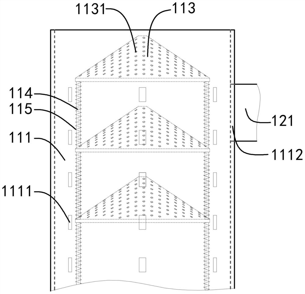 Briquette coal pellet cooling device and briquette coal production system