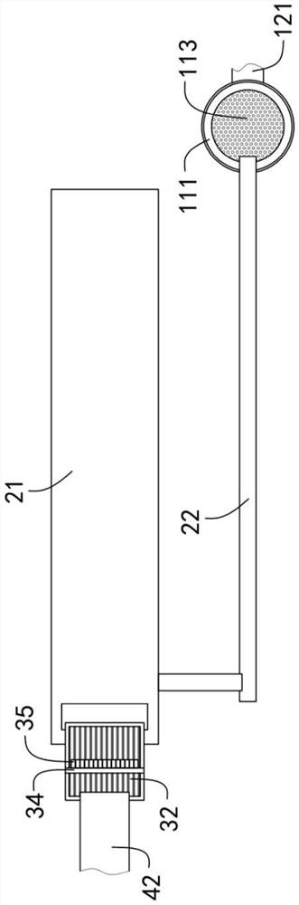 Briquette coal pellet cooling device and briquette coal production system