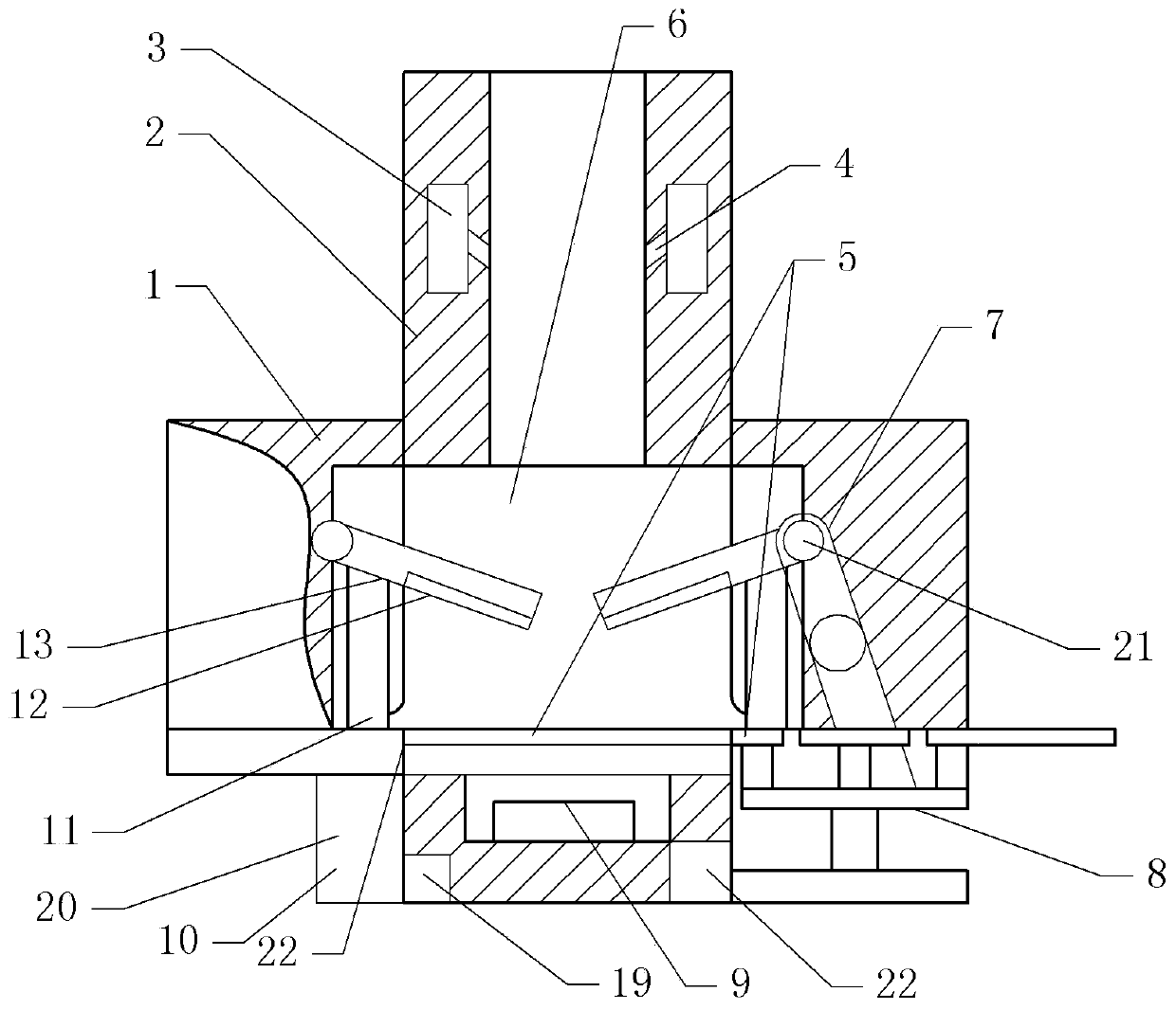 Gas-assisted detection device