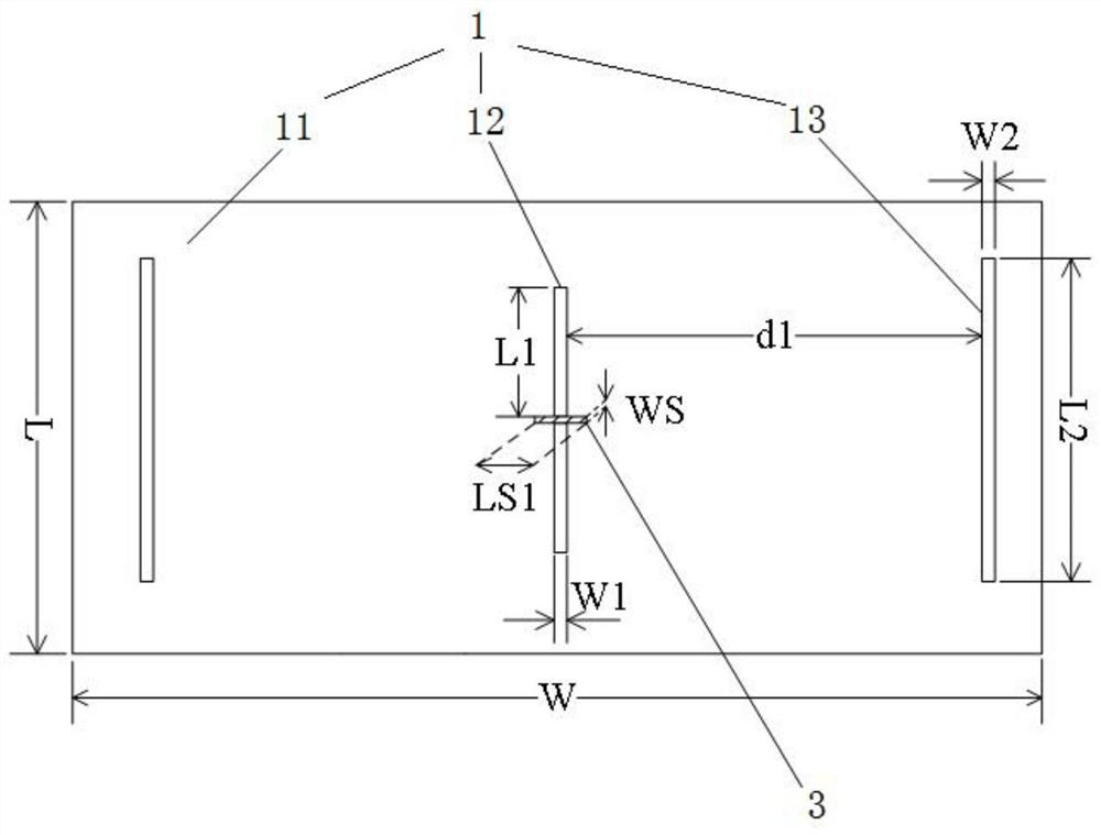 Planar dipole binary parasitic array antenna