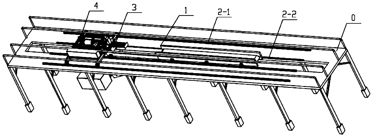 Automatic truck loading device for bagged powder materials