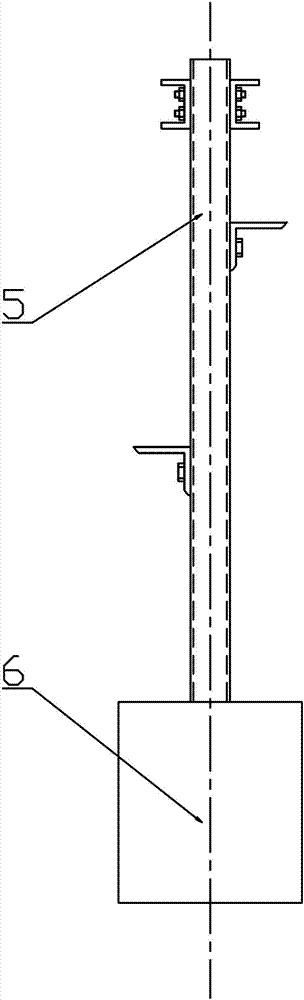 Cable machine main rope river-passing balance safety device