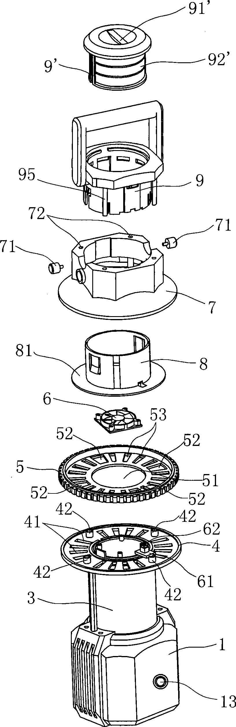 Mosquito driving and lighting lamp