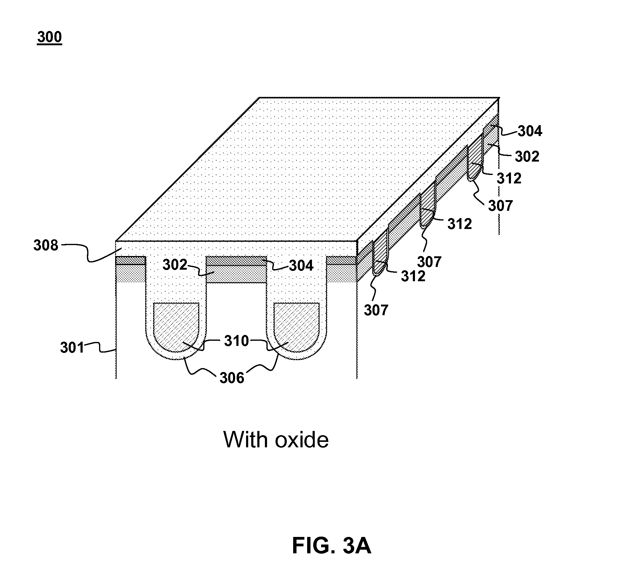 Two-dimensional shielded gate transistor device and method of manufacture