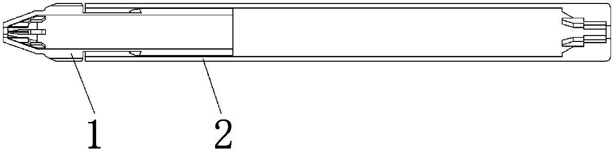 External rotary pulling-connecting pen