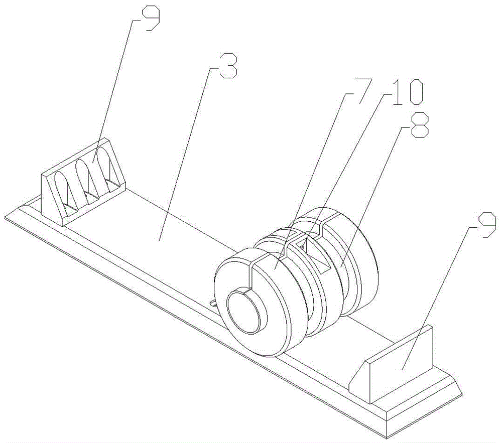 Protection device for high-voltage cable at train end of motor train unit and motor train unit