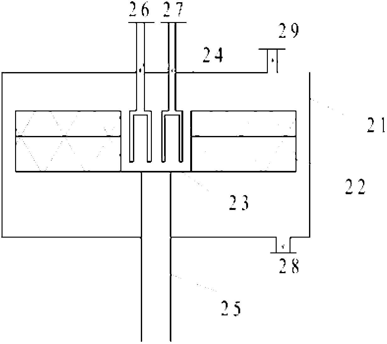 Enhanced oxidization device and method used for organic wastewater treatment