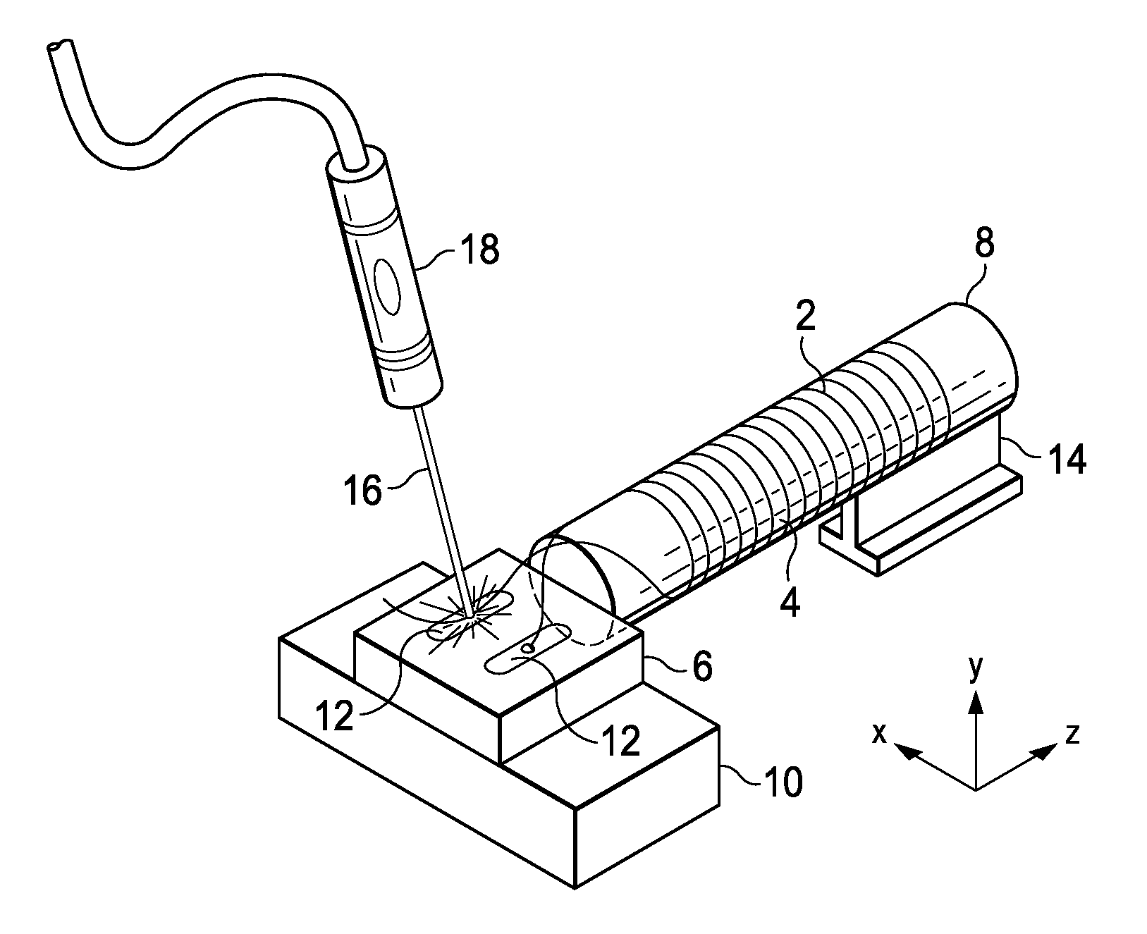 RFID transponder and method for connecting a semiconductor die to an antenna