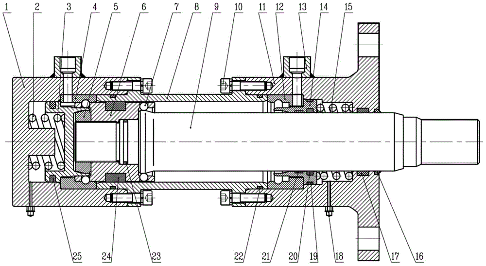 Two-direction mechanical locking hydraulic cylinder