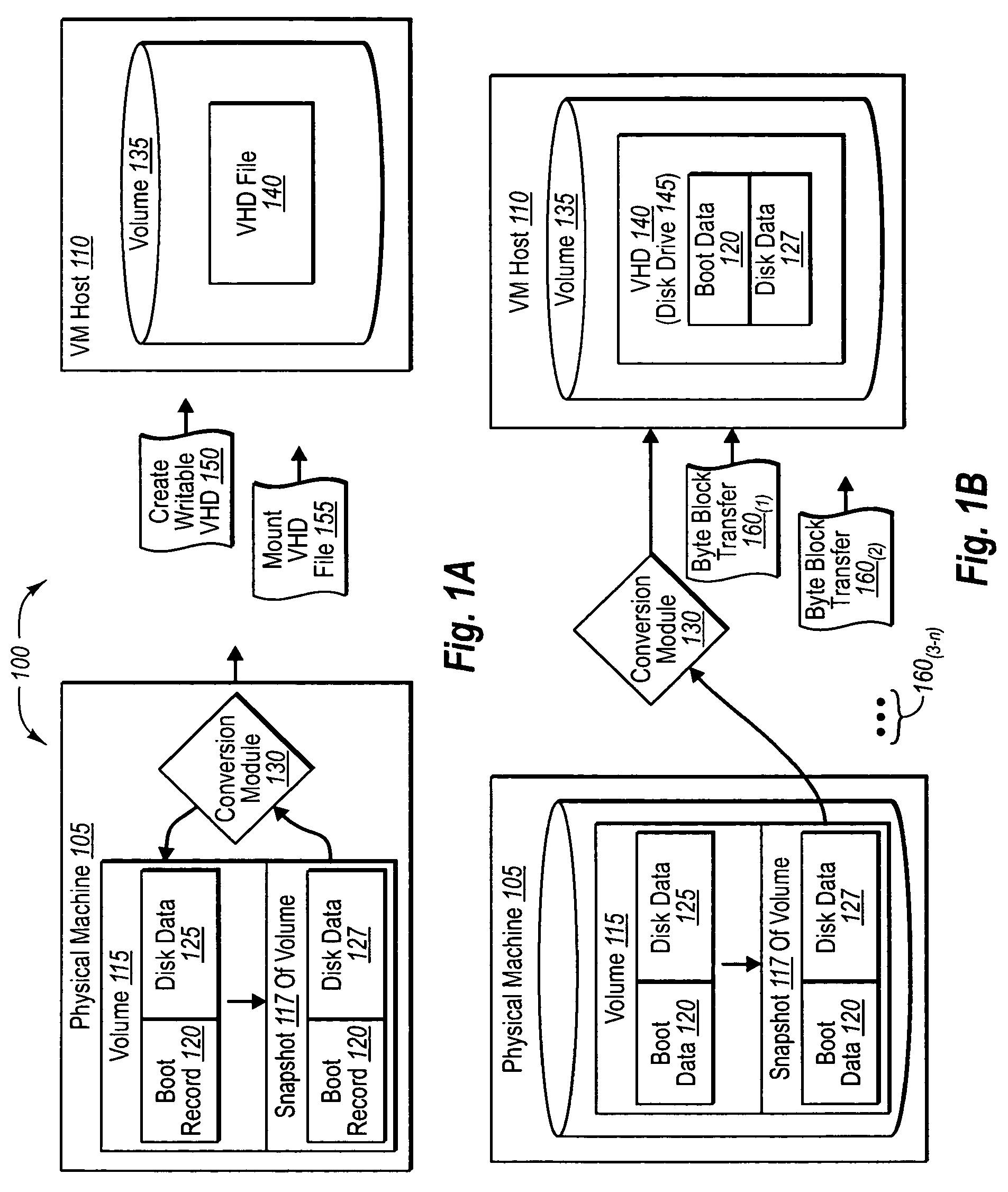 Converting physical machines to virtual machines