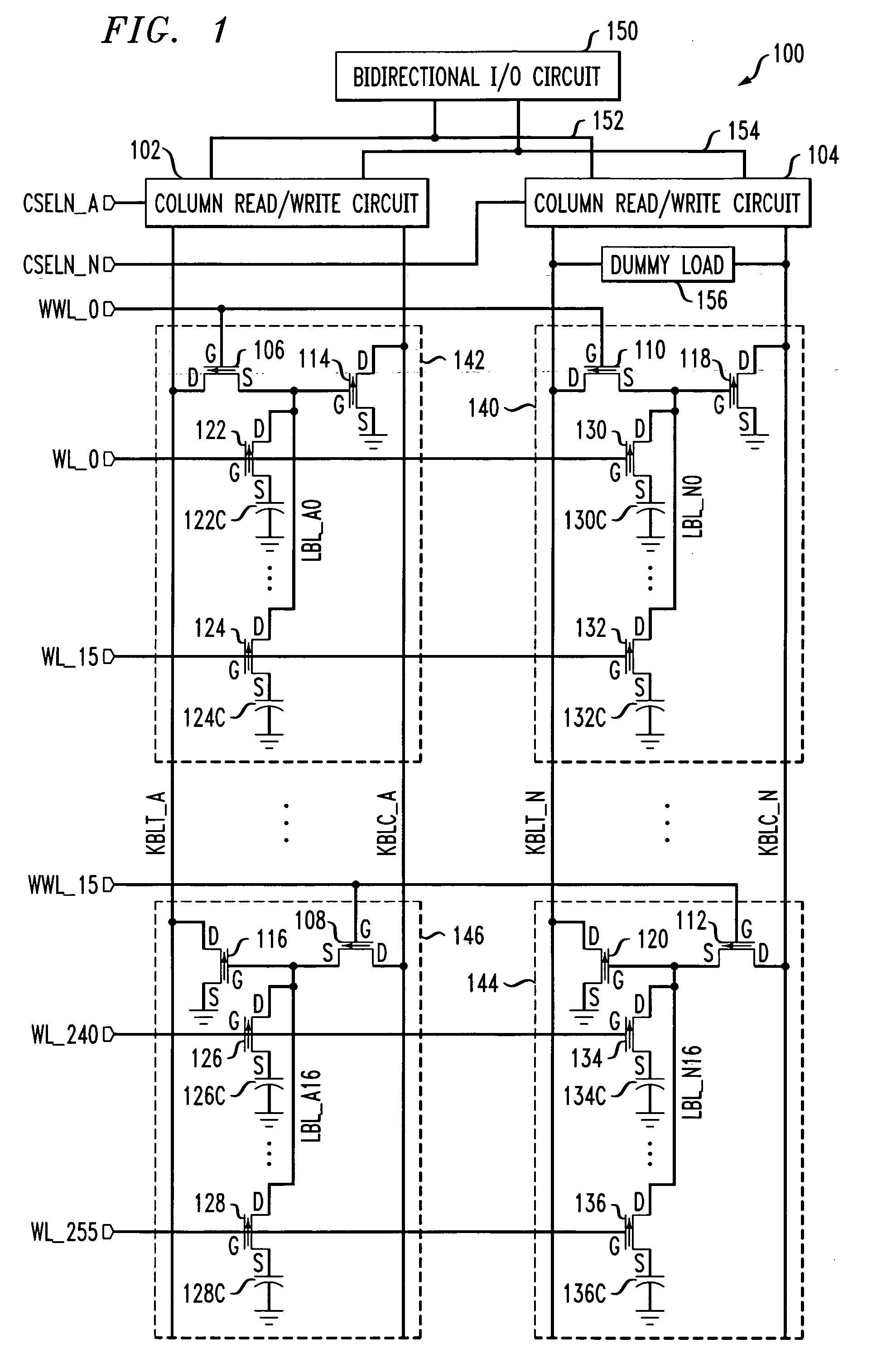 Differential and hierarchical sensing for memory circuits