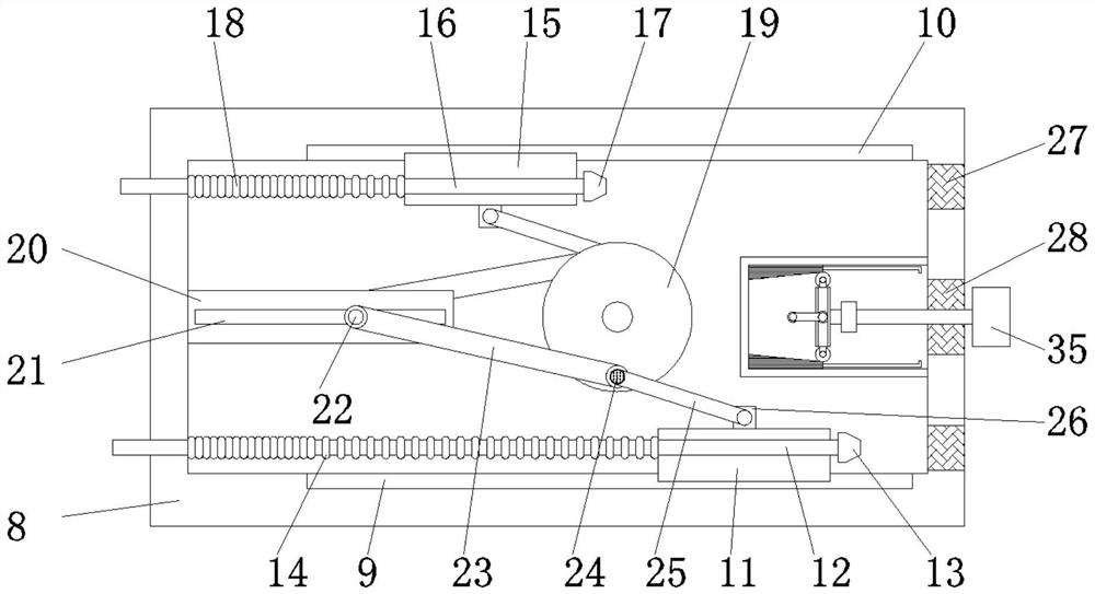 Oral cavity flushing device for department of stomatology