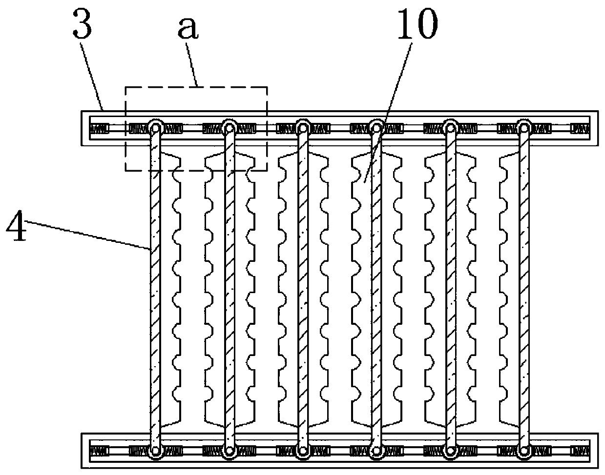 A vending device for conveniently storing bolts