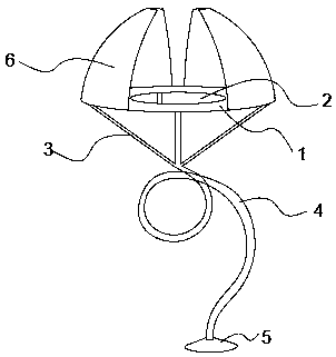 Foldable protection device convenient to use for bending over during sleep