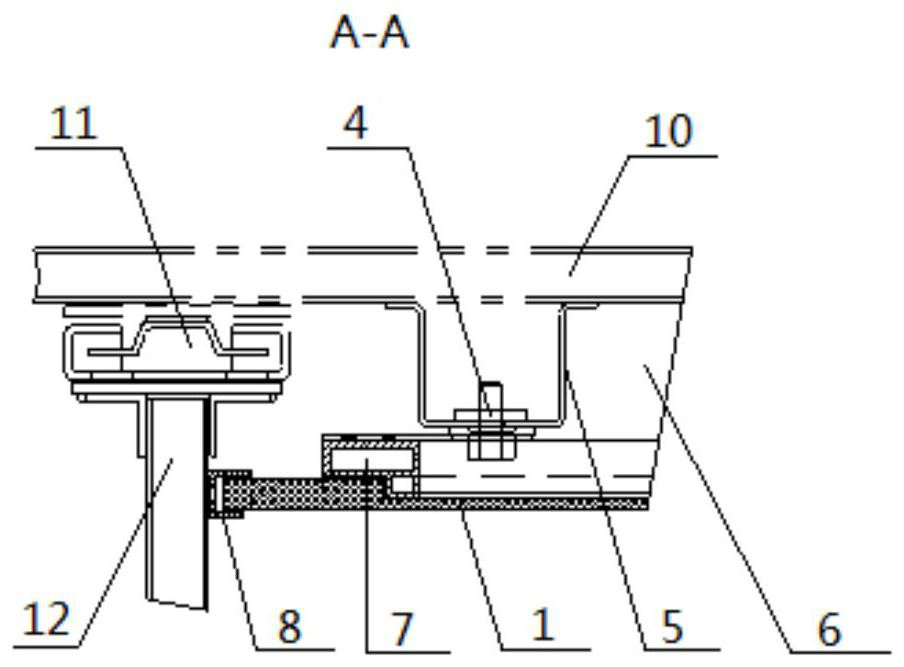 A modular interior side wall panel structure for a railway passenger car