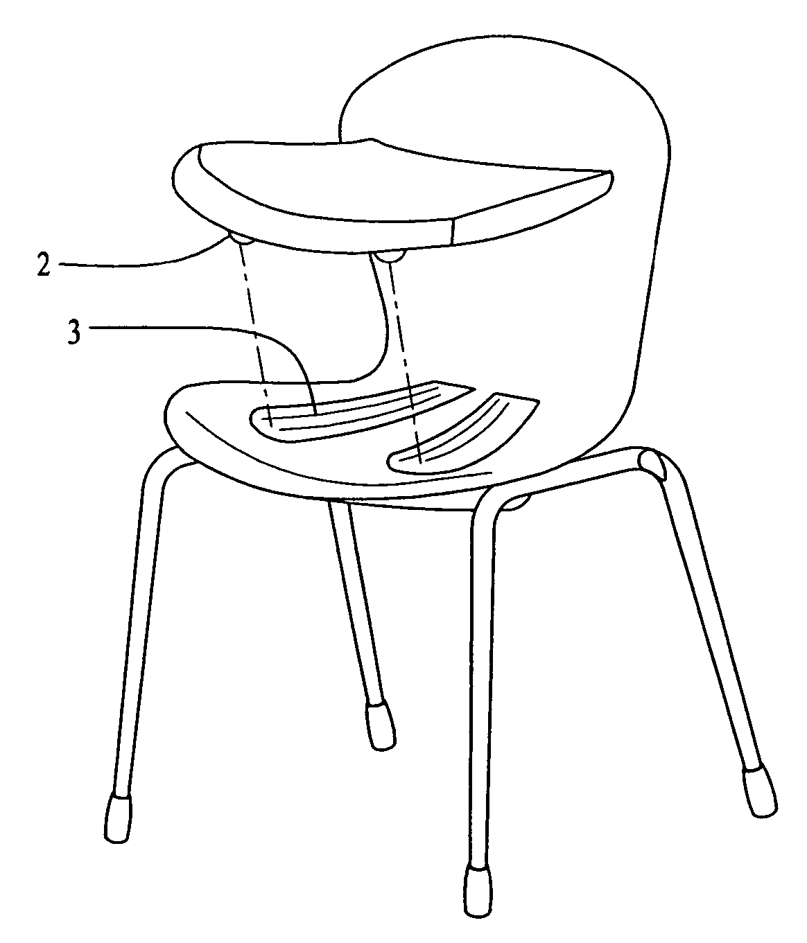 Enhanced process for making seating elements and products thereby including those specially designed for children