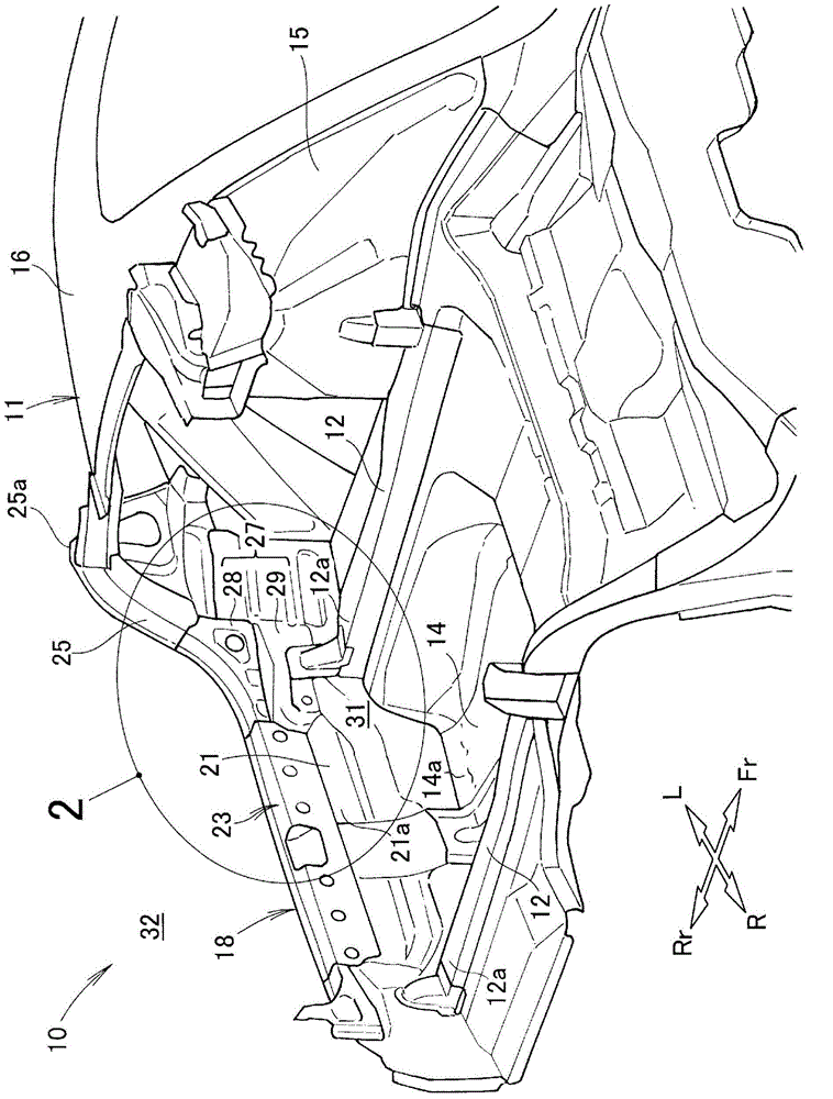 Vehicle body rear structure