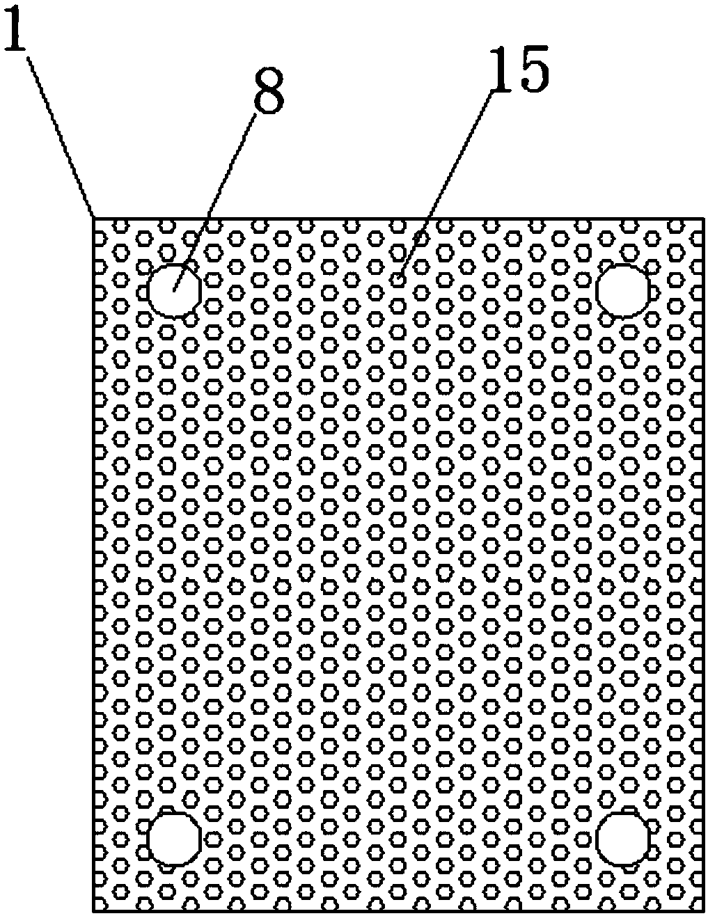 Efficient shock-absorption support for new-energy cooling water pump