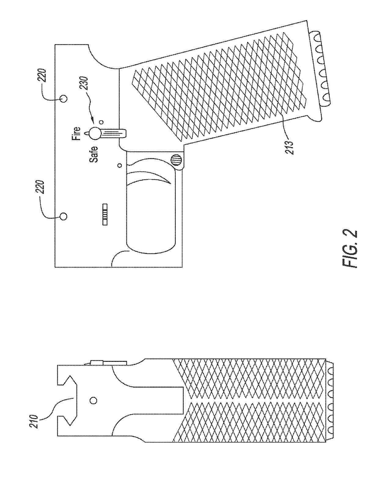 Firearm-mounted defense spray foregrip system