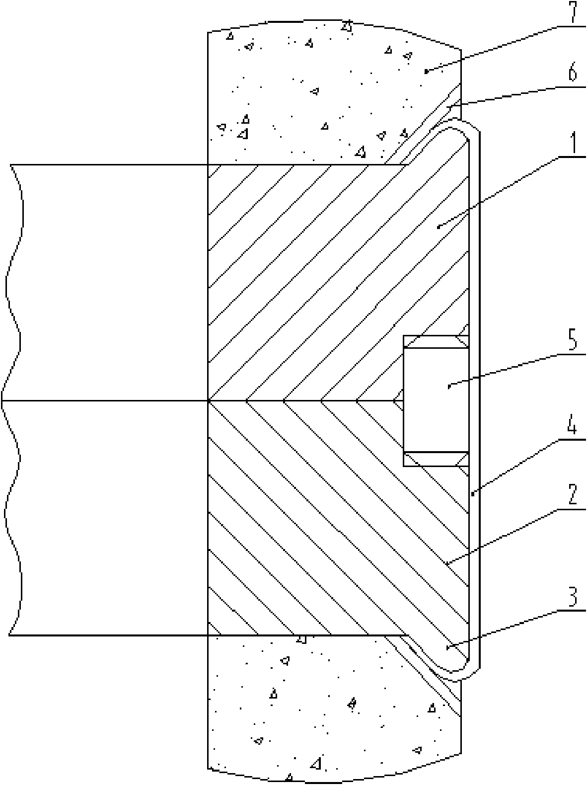 Rigid connection method for prestressed concrete pile end plates