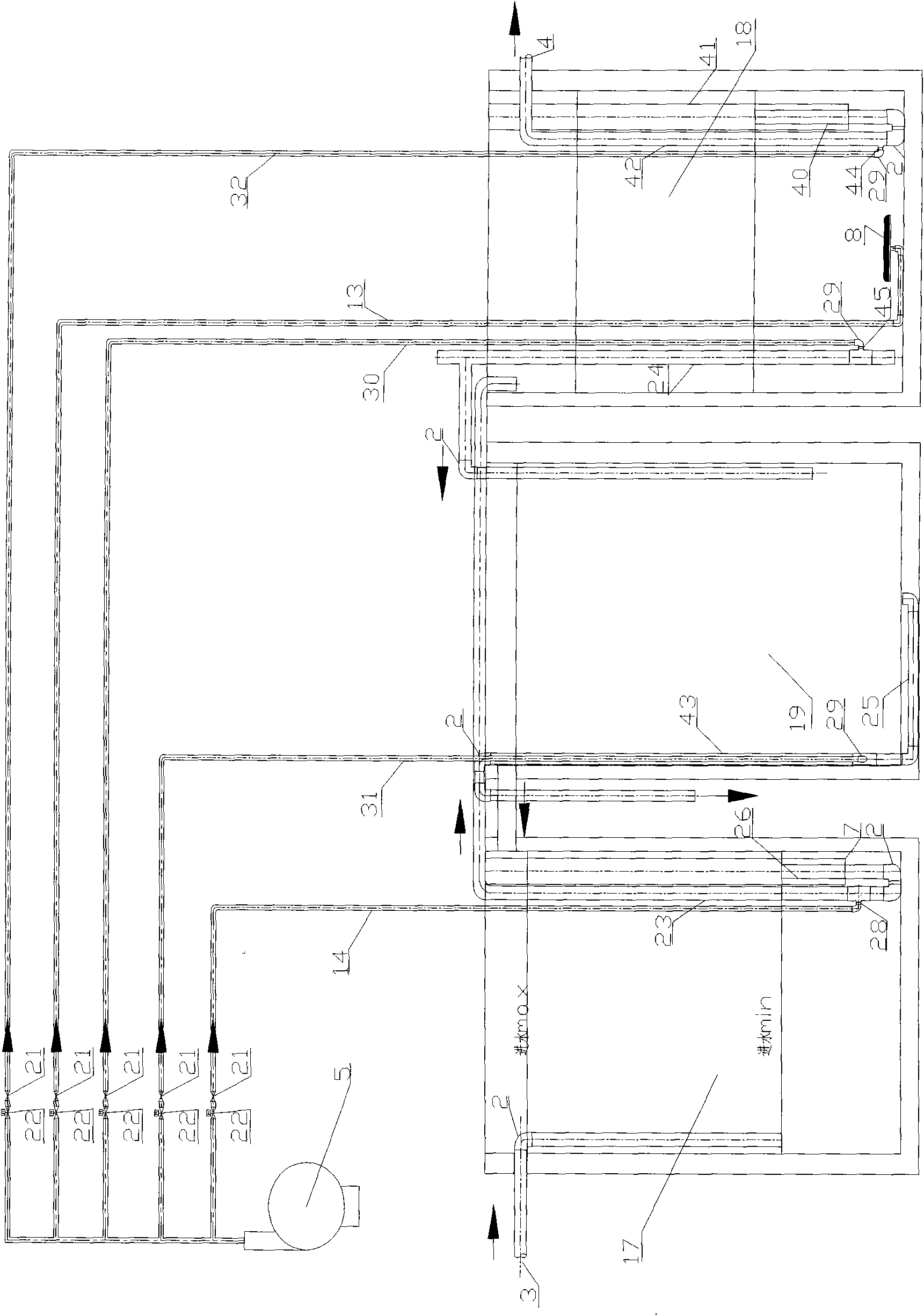 Integrated air lift SBR reactor