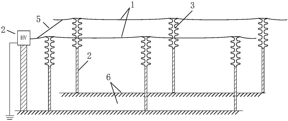 Air corona discharge atmosphere water collector based on remote control and solar power supply