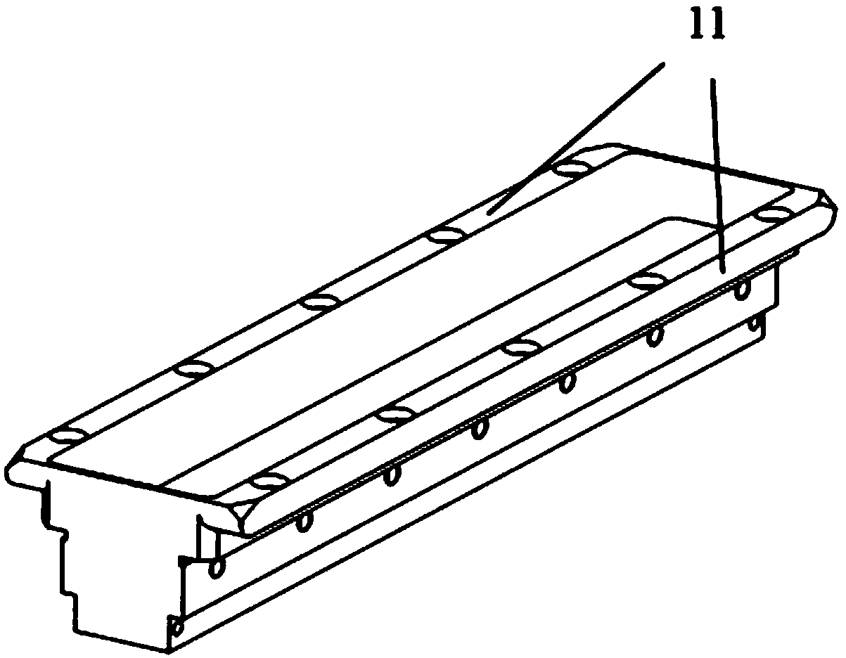 A two-way powder spreading device and laser selective melting equipment