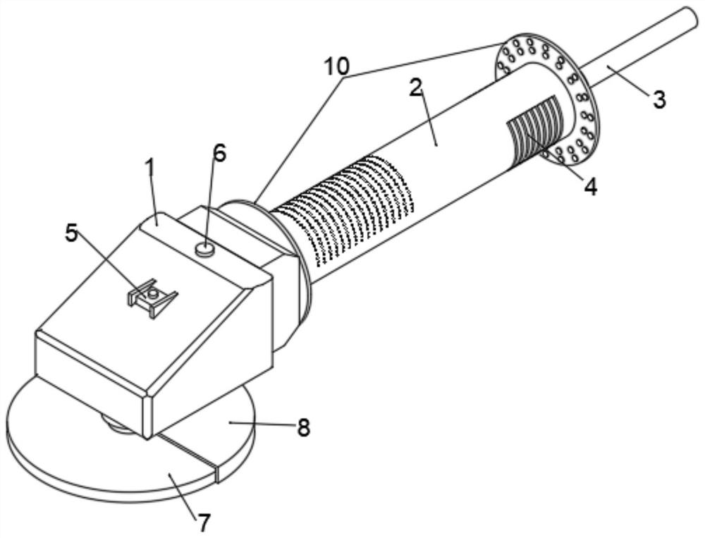 Angle grinder capable of sensing infrared rays