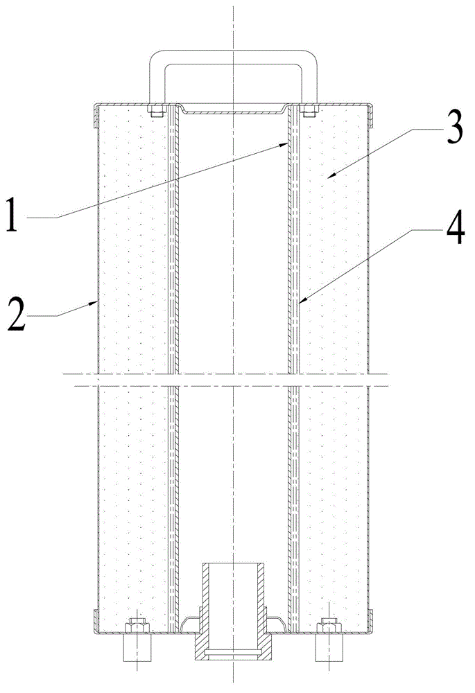 Regeneration filter element and novel hole-layout filter element inner barrel for electric oil