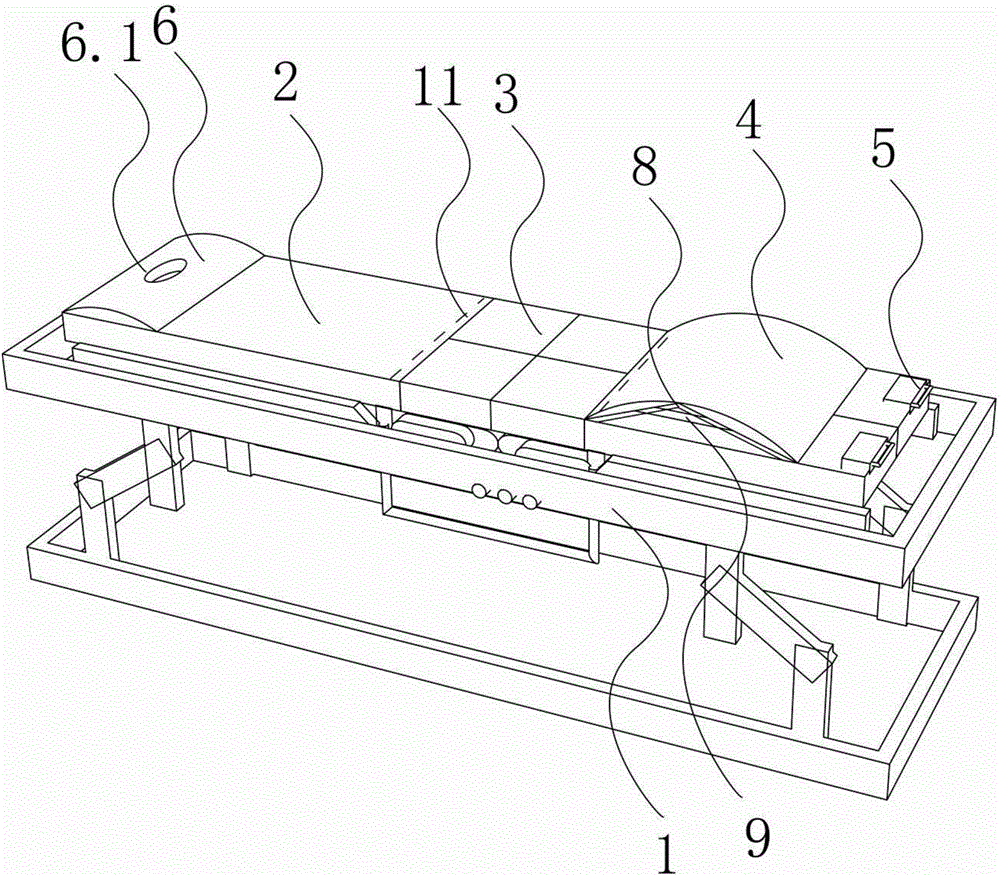 Multifunctional medical treatment bed