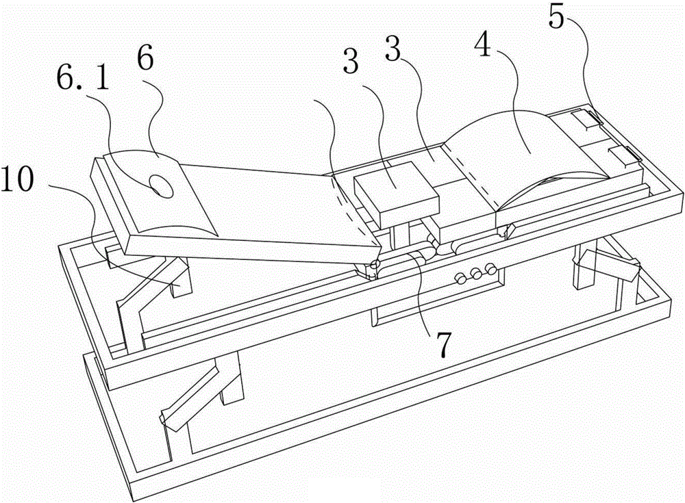 Multifunctional medical treatment bed