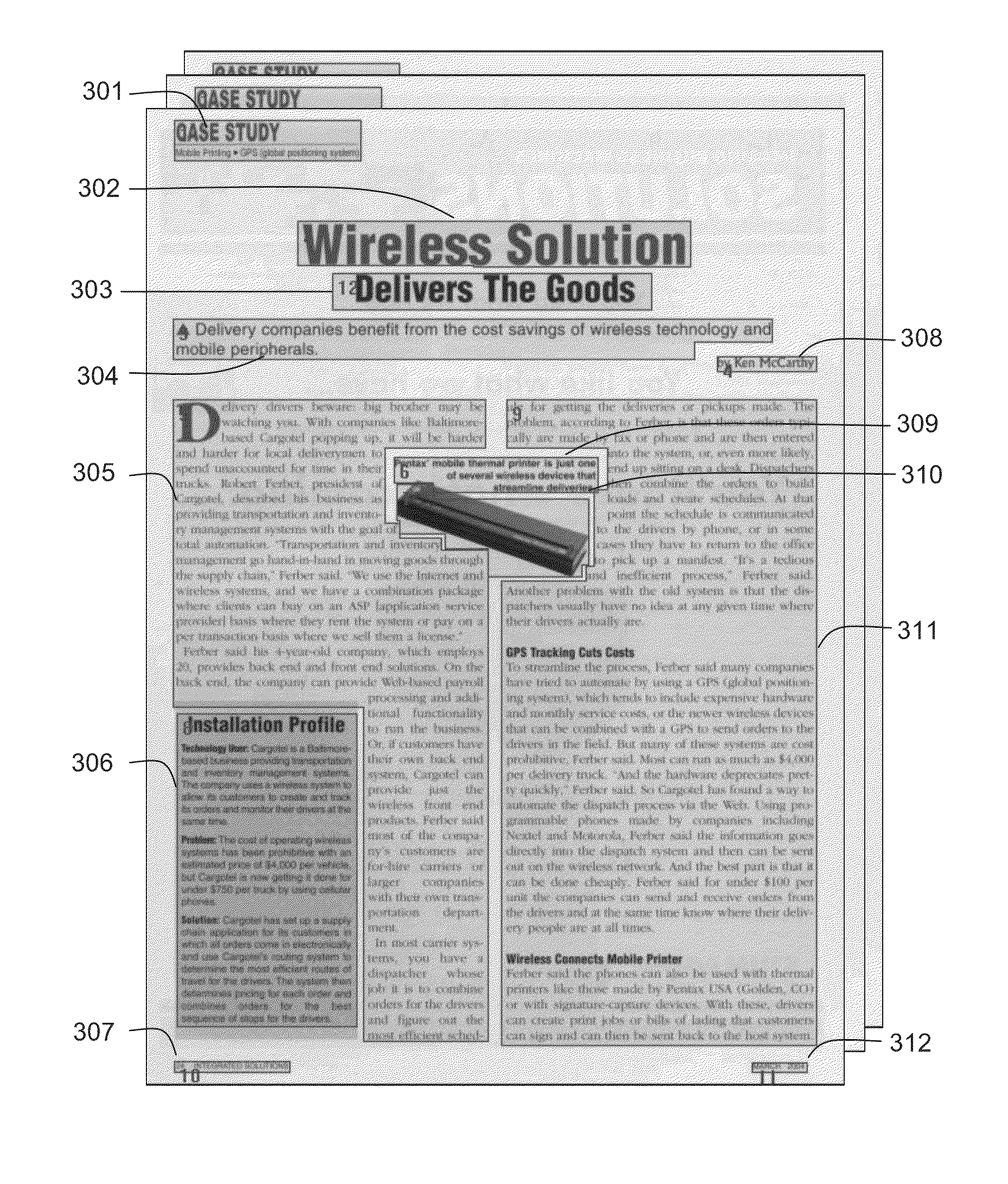 Model-based methods of document logical structure recognition in OCR systems