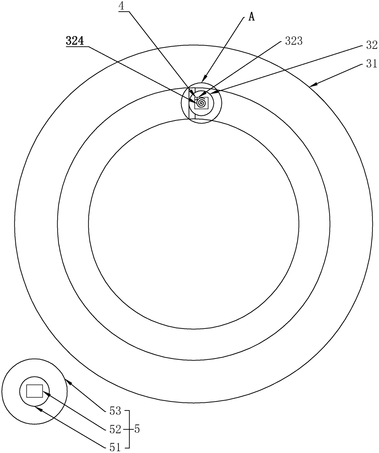 Power device for bladder activity auxiliary device