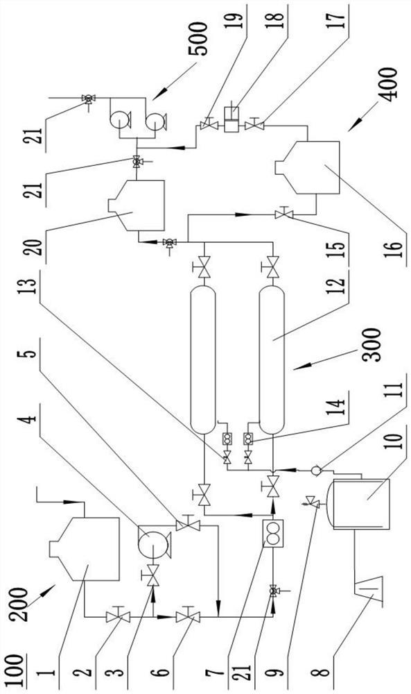 Sewage desulfurization system and desulfurization method