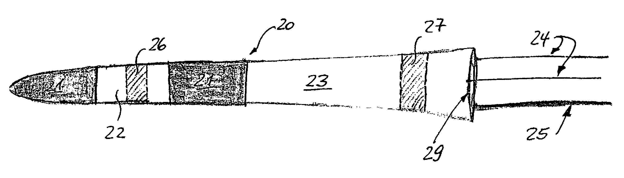 Device for marking a wind power plant