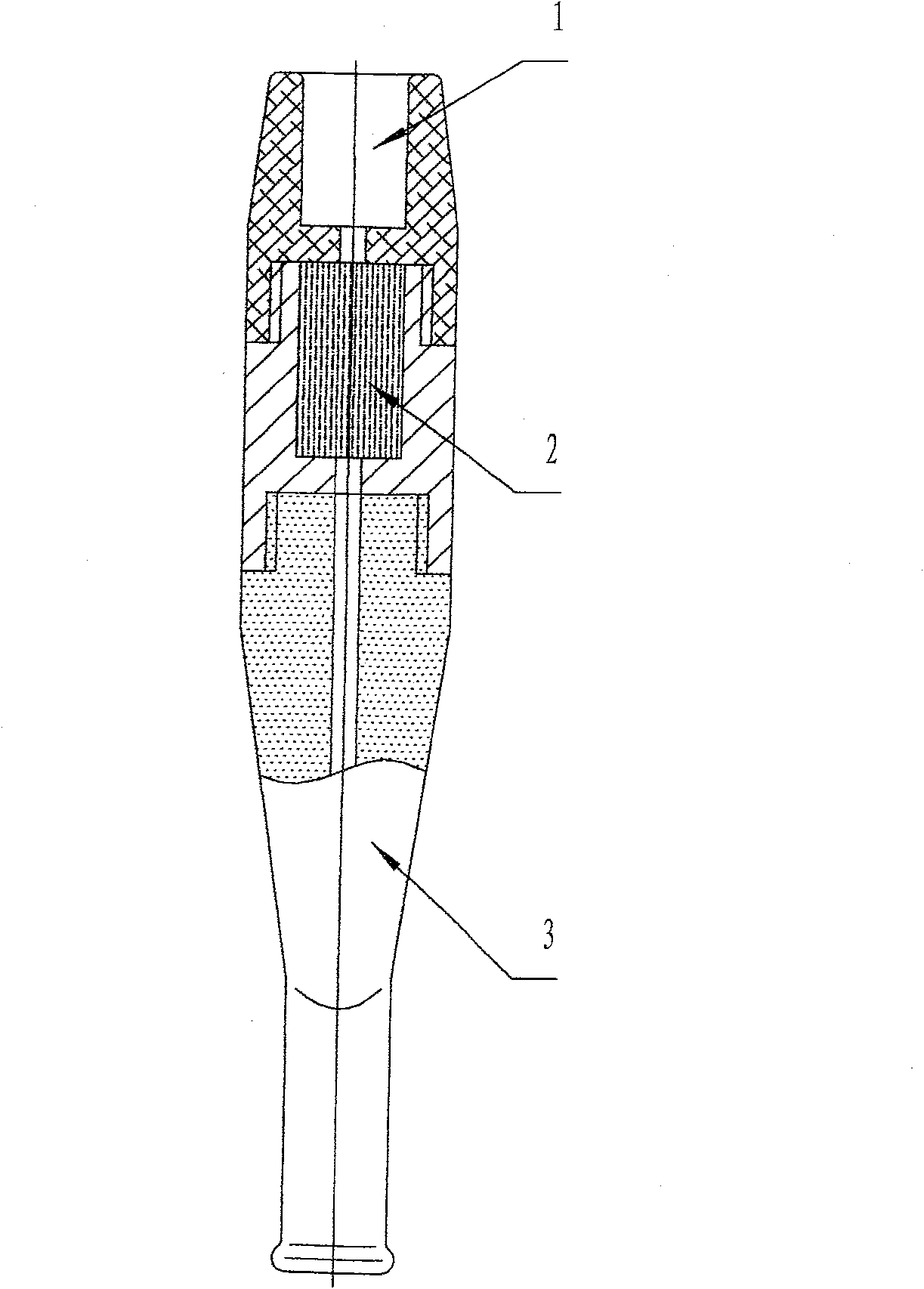 Health care cigarette holder capable of stopping smoking