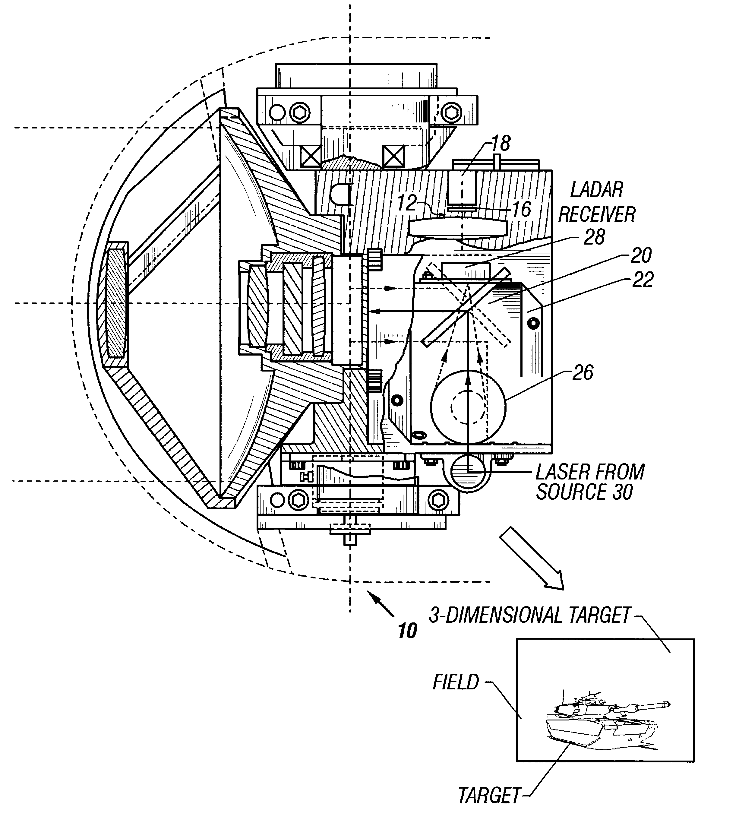 Dual mode semi-active laser/laser radar seeker