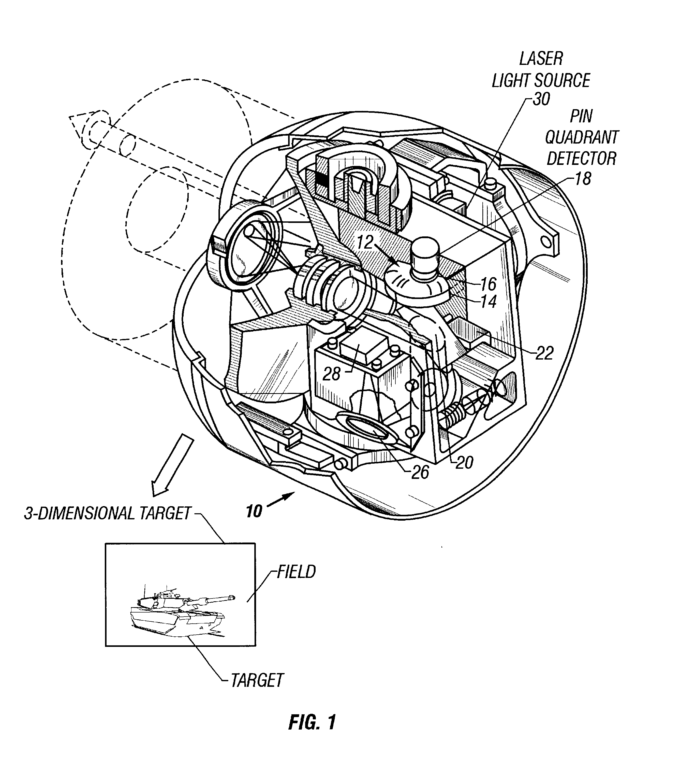 Dual mode semi-active laser/laser radar seeker