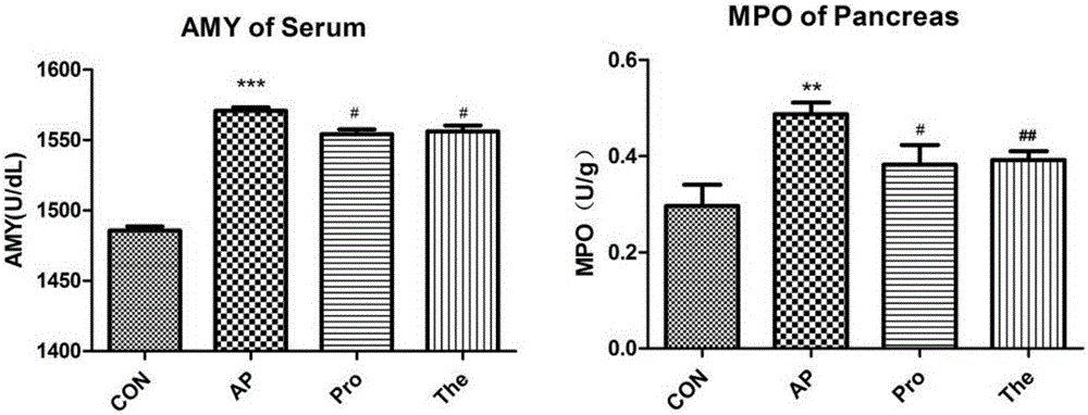 Application of alpha-lactose for preparing health care foods capable of preventing and treating acute pancreatitis