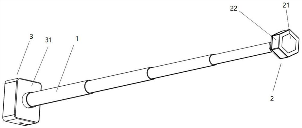 Handheld structure apparent crack measuring device