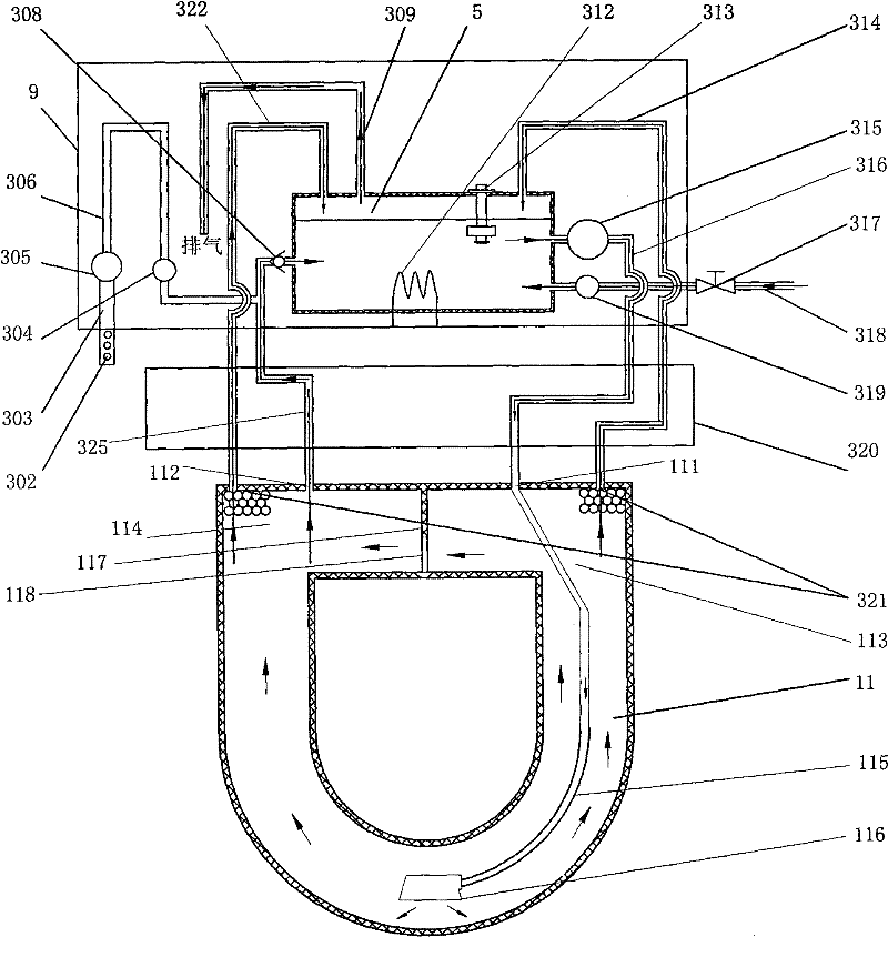 Electronic toilet seat with water heating seat cushion