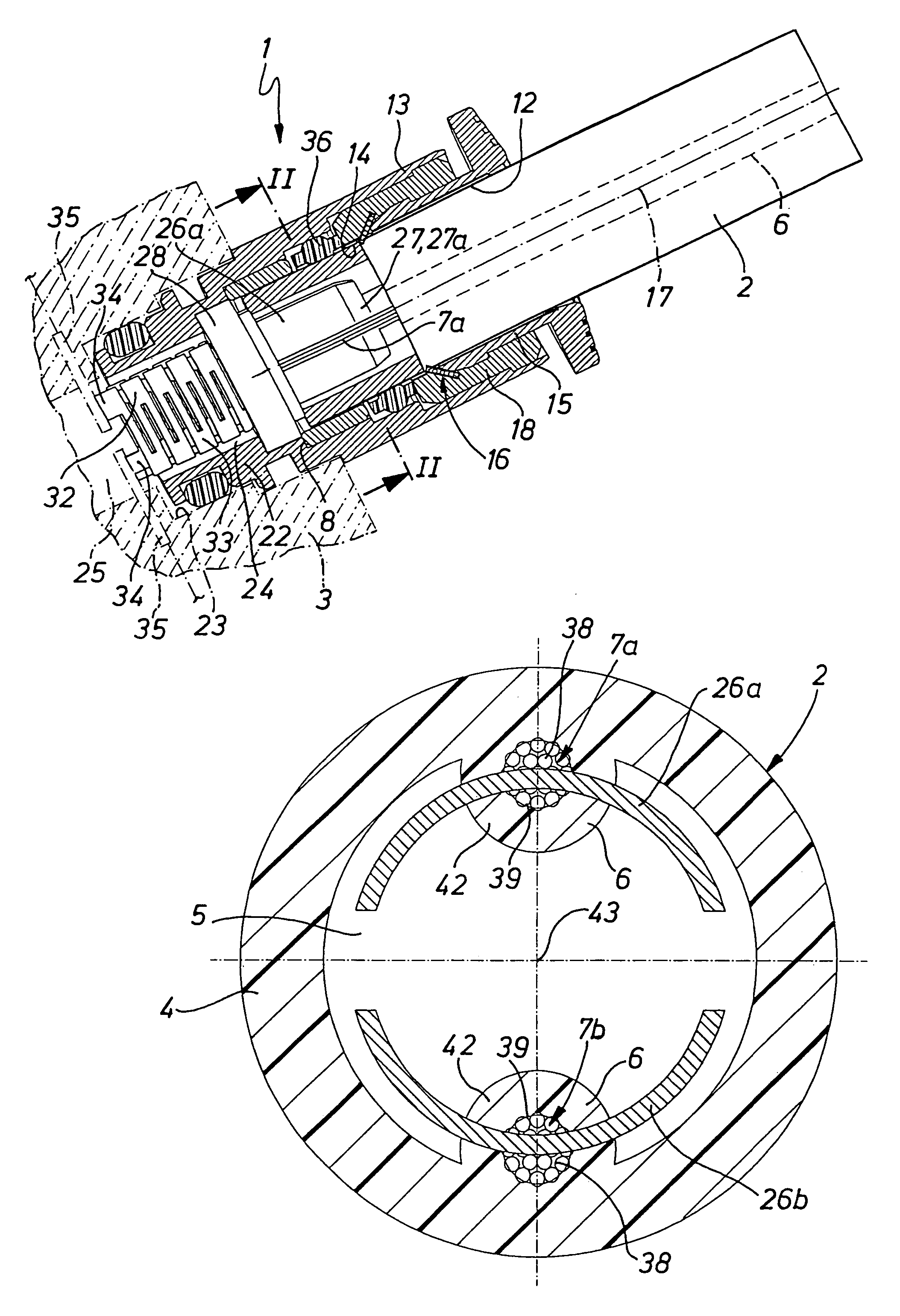 Connection piece for a fluid line