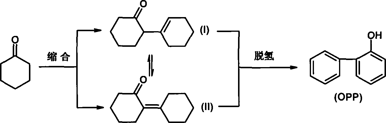 Utilization method of solid catalyst for cyclohexanone self-condensation reaction