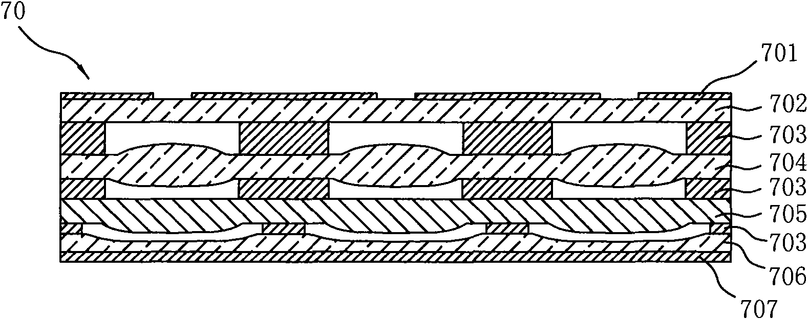 Square stackable glass lens module and manufacturing method thereof