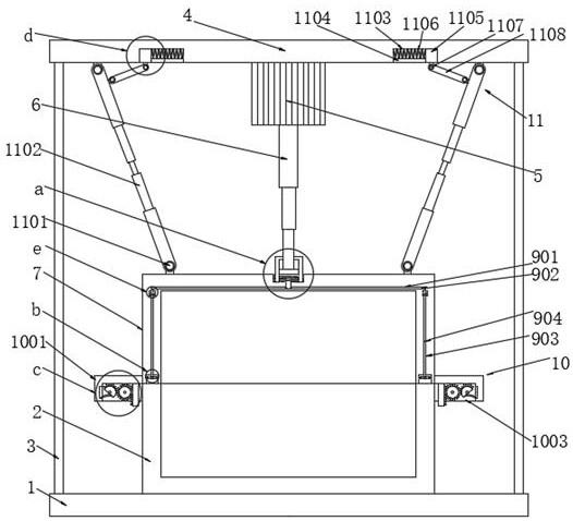 Special-shaped injection molding part production mold with rapid mold opening function