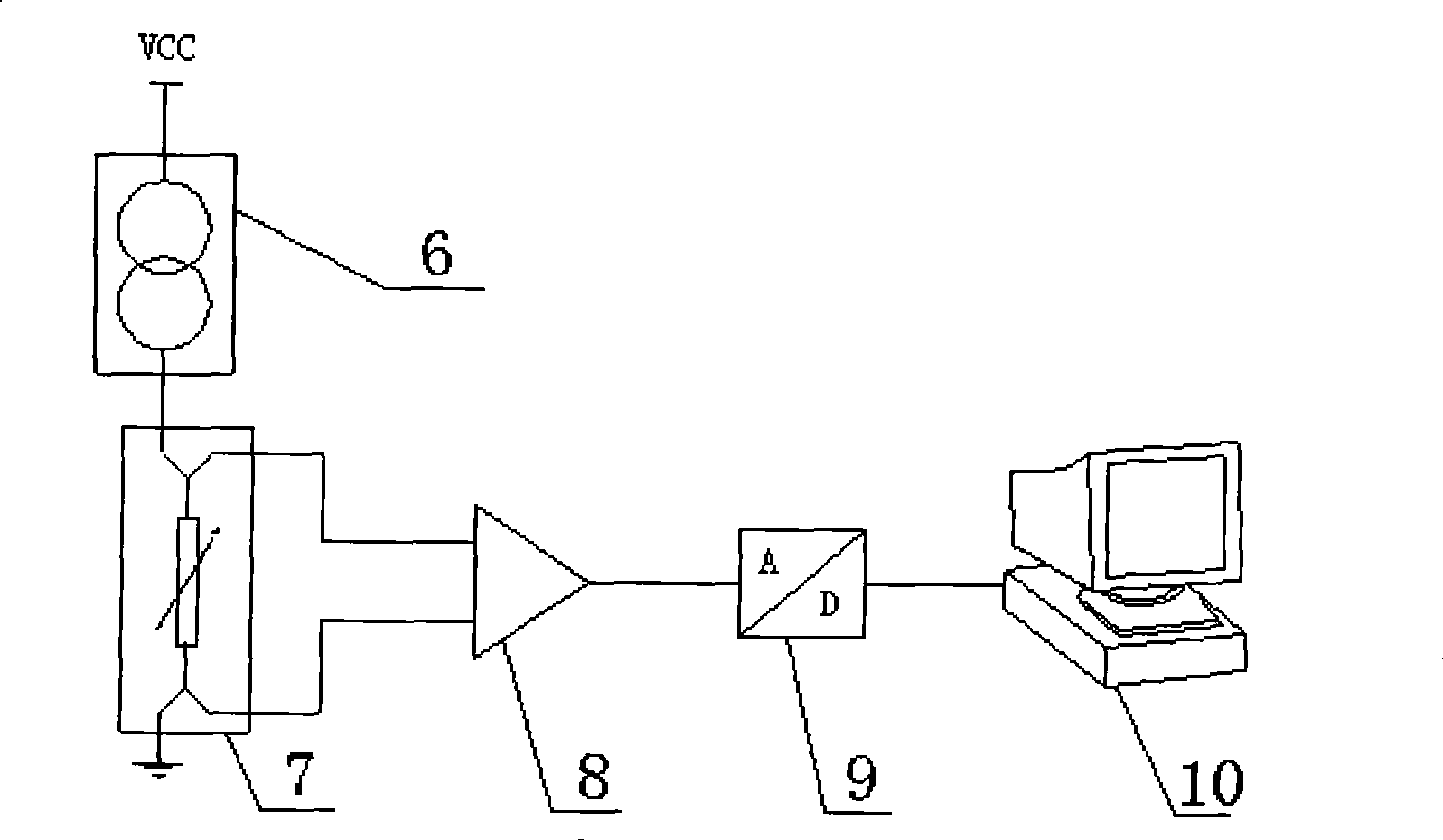 Compensation process for detecting temperature for temperature sensor