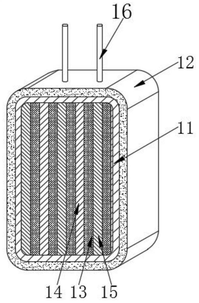 A kind of high temperature resistant wound mica capacitor and its preparation method